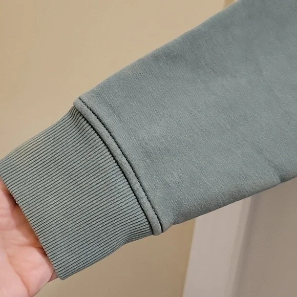 Carhartt Sage Green Full-Zip Hoodie Size 1X (16/18) - Picture 5 of 10